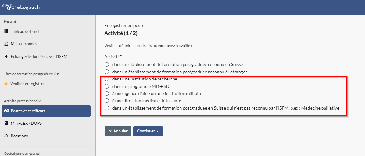 Mode d'emploi, poste, recherche
