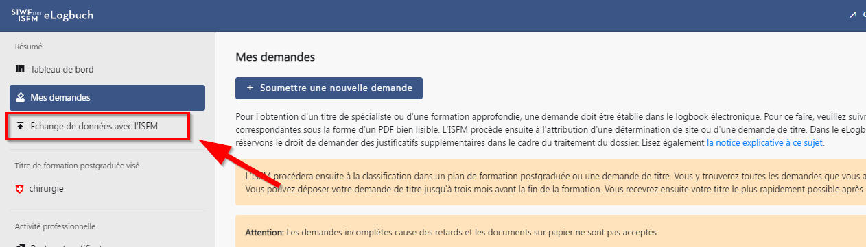 FAQ, échange de données, navigation