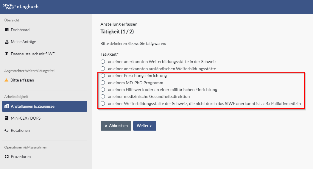 Anleitung, Anstellung, Forschung