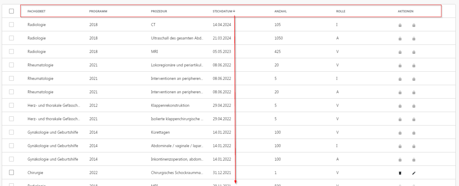 Anleitung, Prozeduren, Prozedur korrigieren3